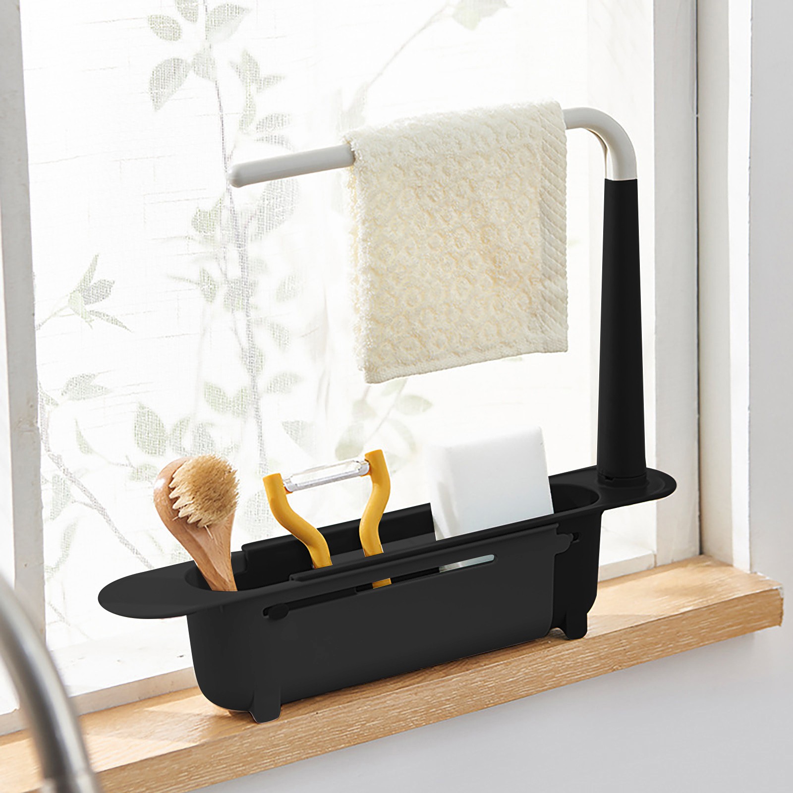 Kitchen Gadgets Pakistan - Escopico lavello scaffale scolapiatti organizzatore da