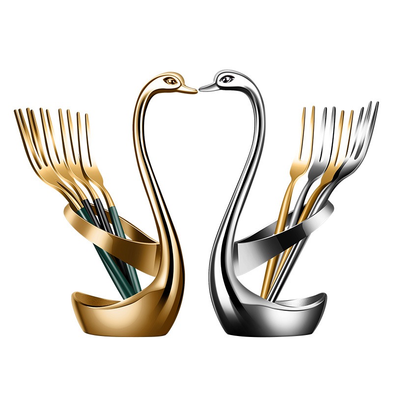 Kitchen Gadgets Popular - Popolare Portaposate a Forma di Cigno