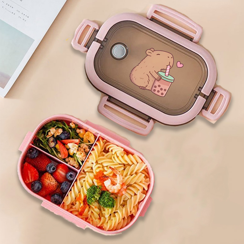 Kitchen Gadgets Wholesale - Capybara Bento Lunch Box Anime Animali