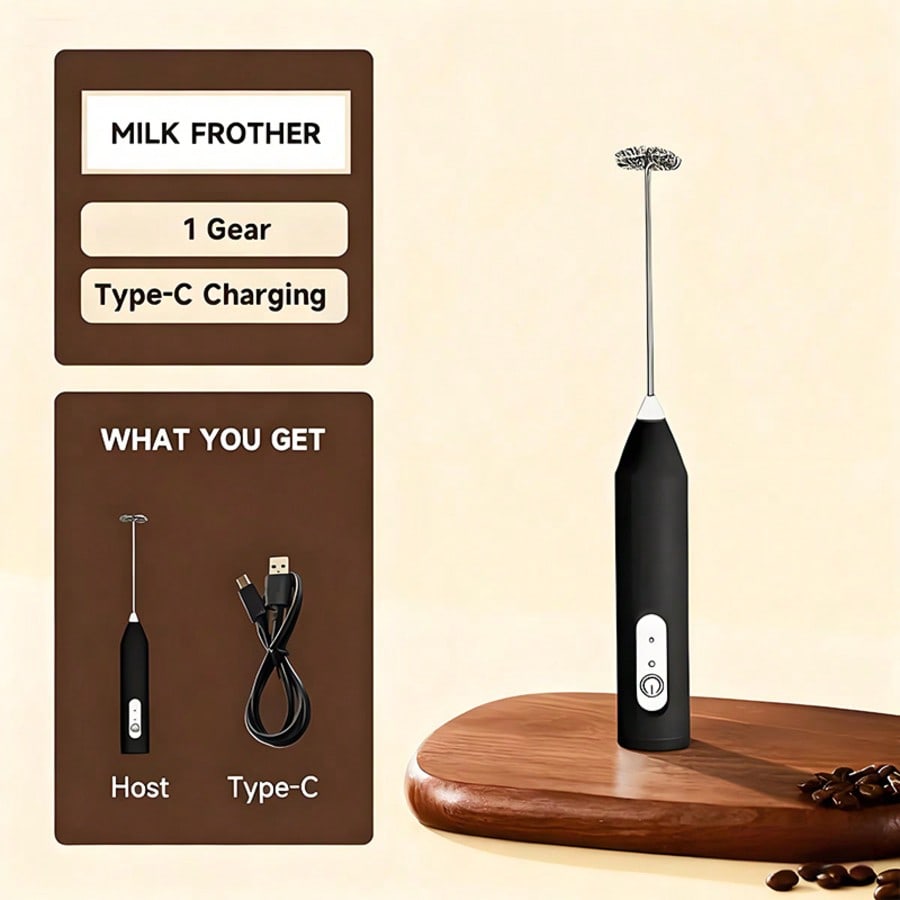 Kitchen Gadgets And Equipment - Frullatore elettrico portatile, sbattitore per uova,