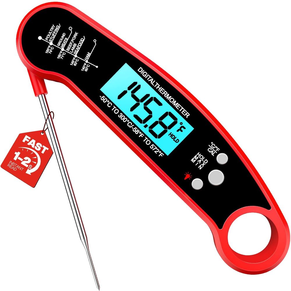 Kitchen Gadgets Essential - Termometro Digitale per Carne per Grigliate,