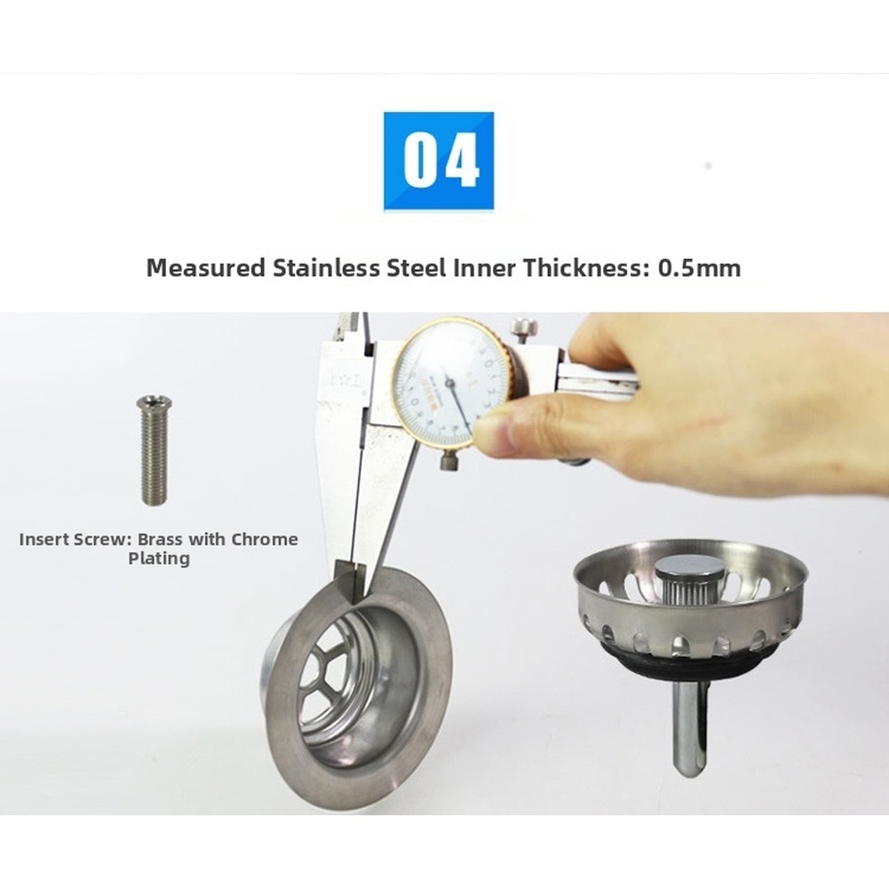 Set di scarico per lavello da  - Stainless Steel Strainer recensione e prezzo