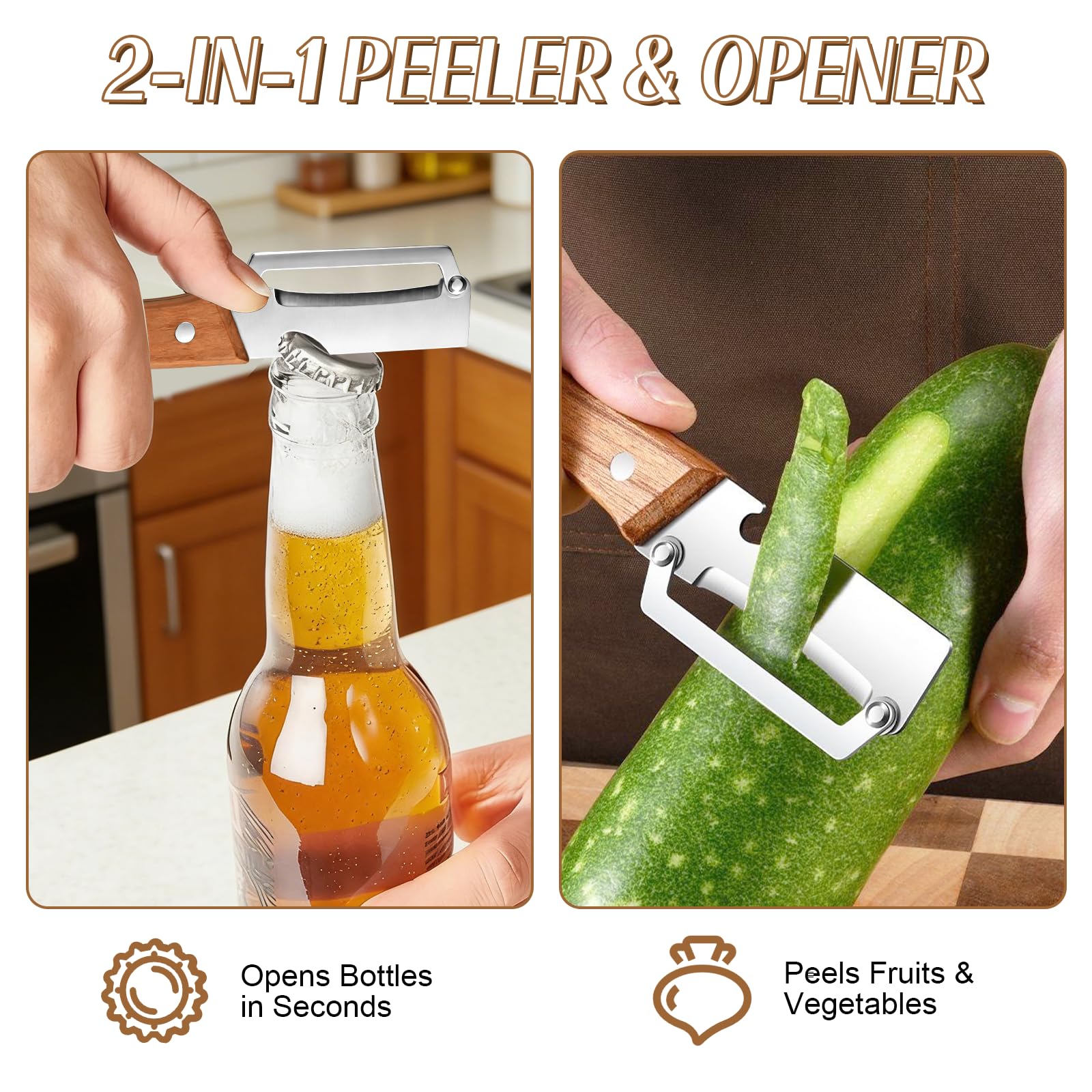 Pelapatate 3-in-1 con Manico i - Kitchen Gadgets And Equipment recensione e prezzo