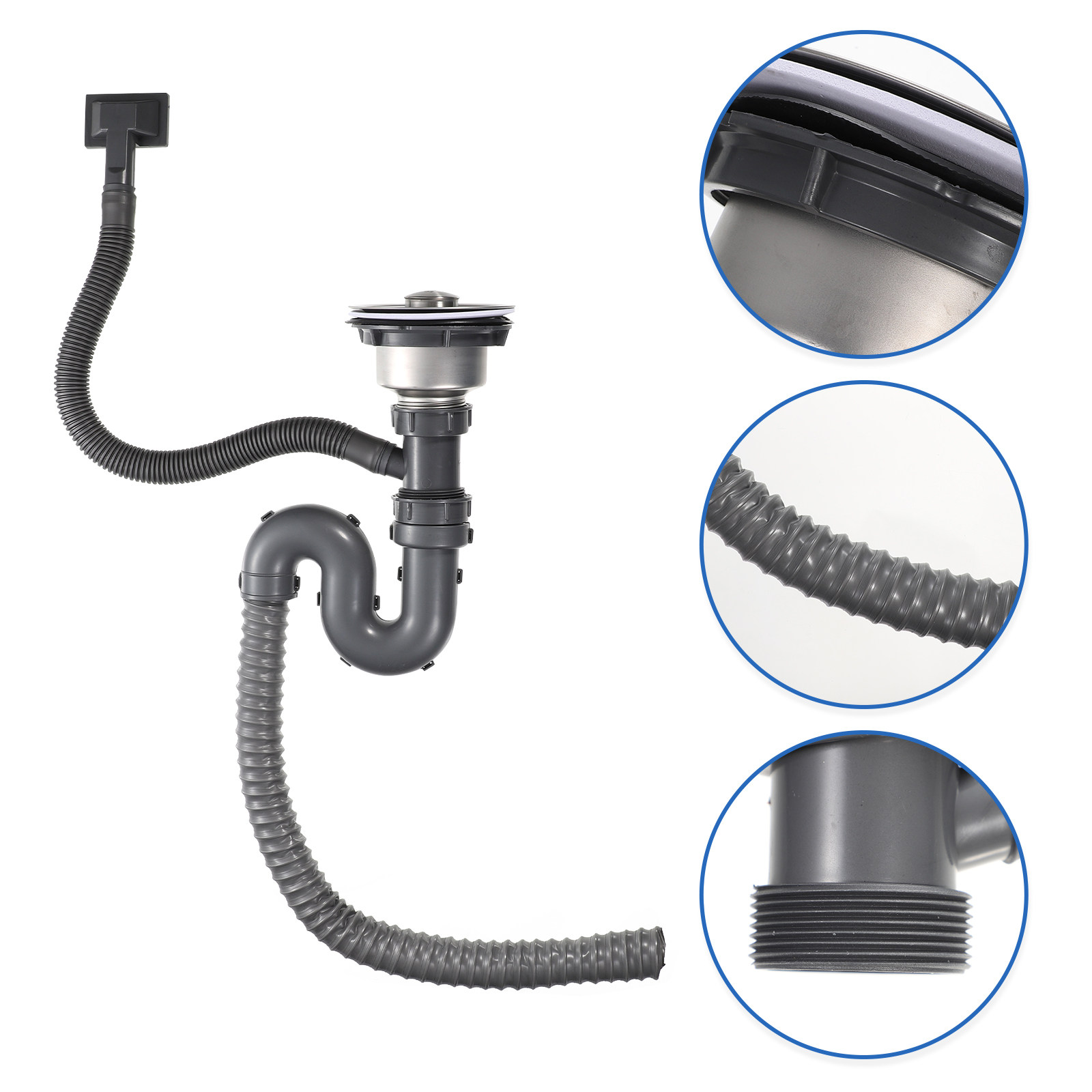 Tubo di Scarico Estensibile in - Stainless Steel Strainer recensione e prezzo