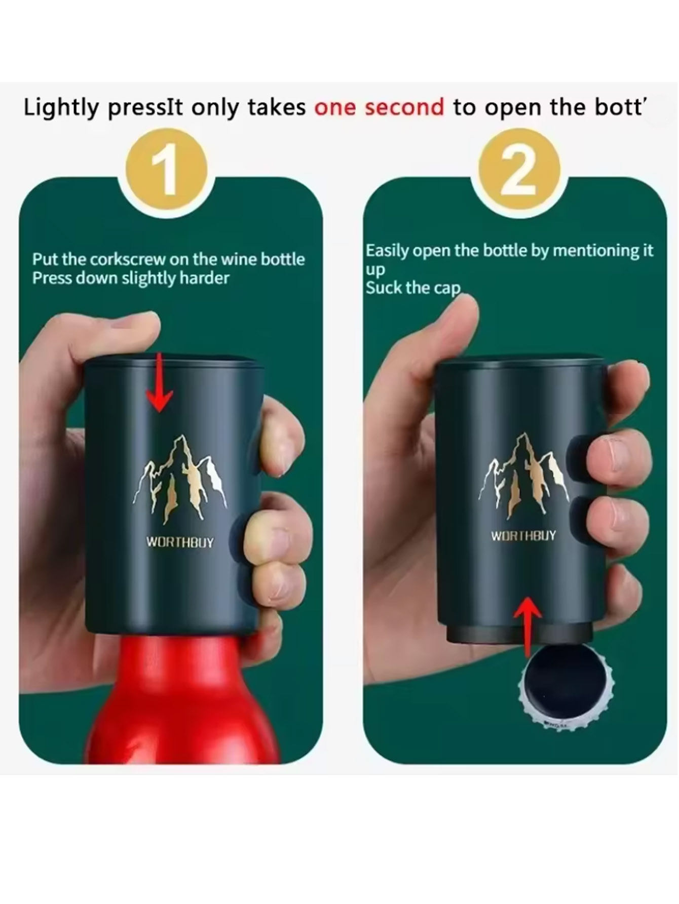 1 pz apribottiglie automatico  - Kitchen Gadgets And Equipment recensione e prezzo